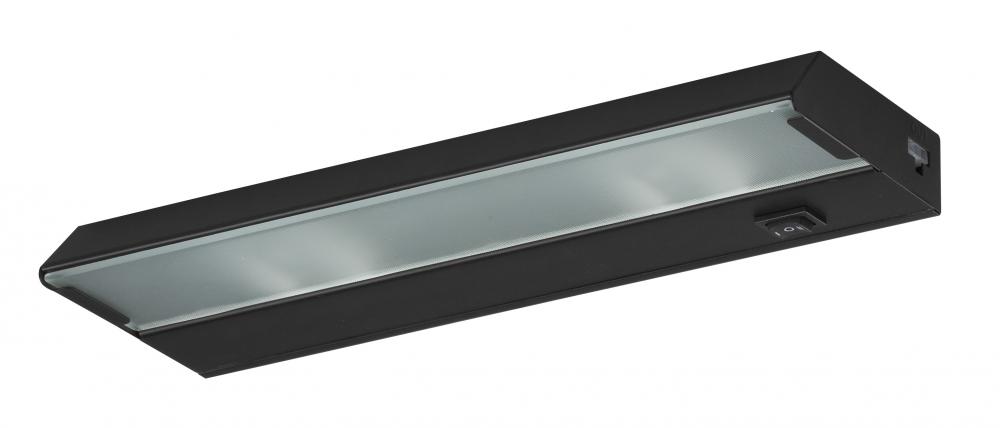 Four Light Oil Rubbed Bronze Frosted Glass Glass Undercabinet Strip
