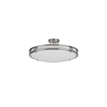 AFX Lighting, Inc. CAC14L5AJUDSN - Carlisle 14'' LED Semi-Flush, 120-277V, 27W, 5 CCT, SN