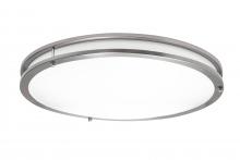 AFX Lighting, Inc. CAF18L5AJUDSN - Carlisle 18'' Flushmount 120-277V,5CCT,SN