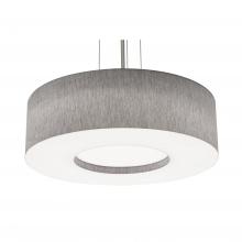 AFX Lighting, Inc. MCP2432L5AJUDSN-GY - Montclair 24'' LED Pendant,120-277V,5 CCT,SN w/ GY