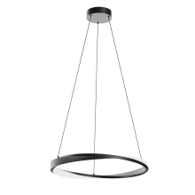 AFX Lighting, Inc. OBRP24LAJUDBK - Oberon 24'' LED Pendant 120-277V 20W 5CCT BK