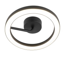 AFX Lighting, Inc. ONEF18LAJUDBK - One 18'' LED Flush Mount 120-277V 30W 5CCT BK