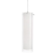 AFX Lighting, Inc. VIP04LAJUDSNWH - View 05'' LED Pendant, 120-277V, 10W, 5 CCT, SN
