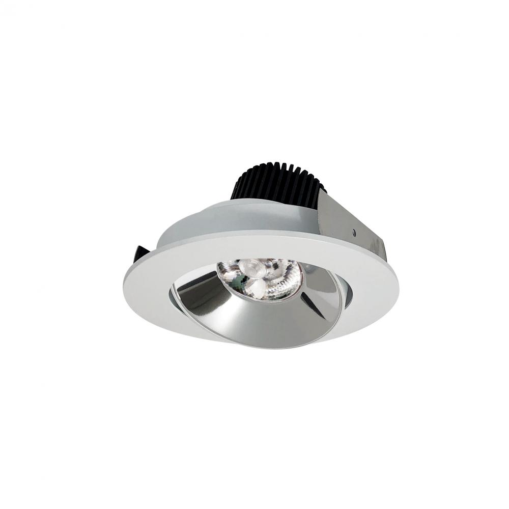 4" Iolite LED Round Adjustable Cone Reflector, 10-Degree Optic, 800lm / 12W, 2700K, Specular