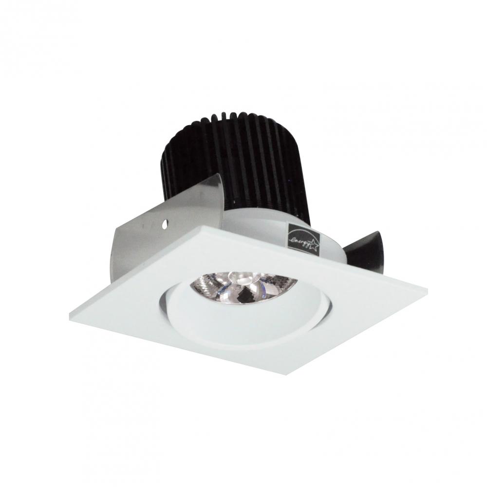 2" Iolite LED Square Adjustable Cone Reflector, 10-Degree Optic, 800lm / 12W, 3500K, White
