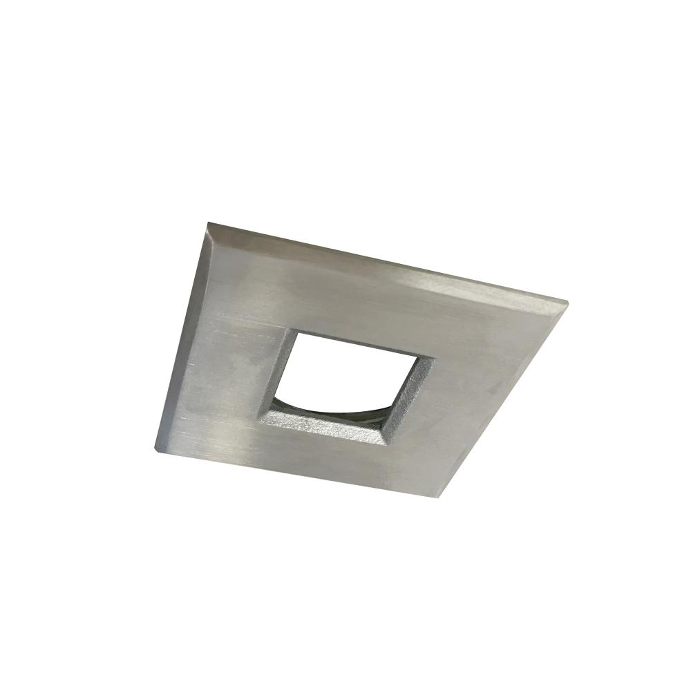 1" Square M1 Stainless Steel Trim, Brushed Nickel