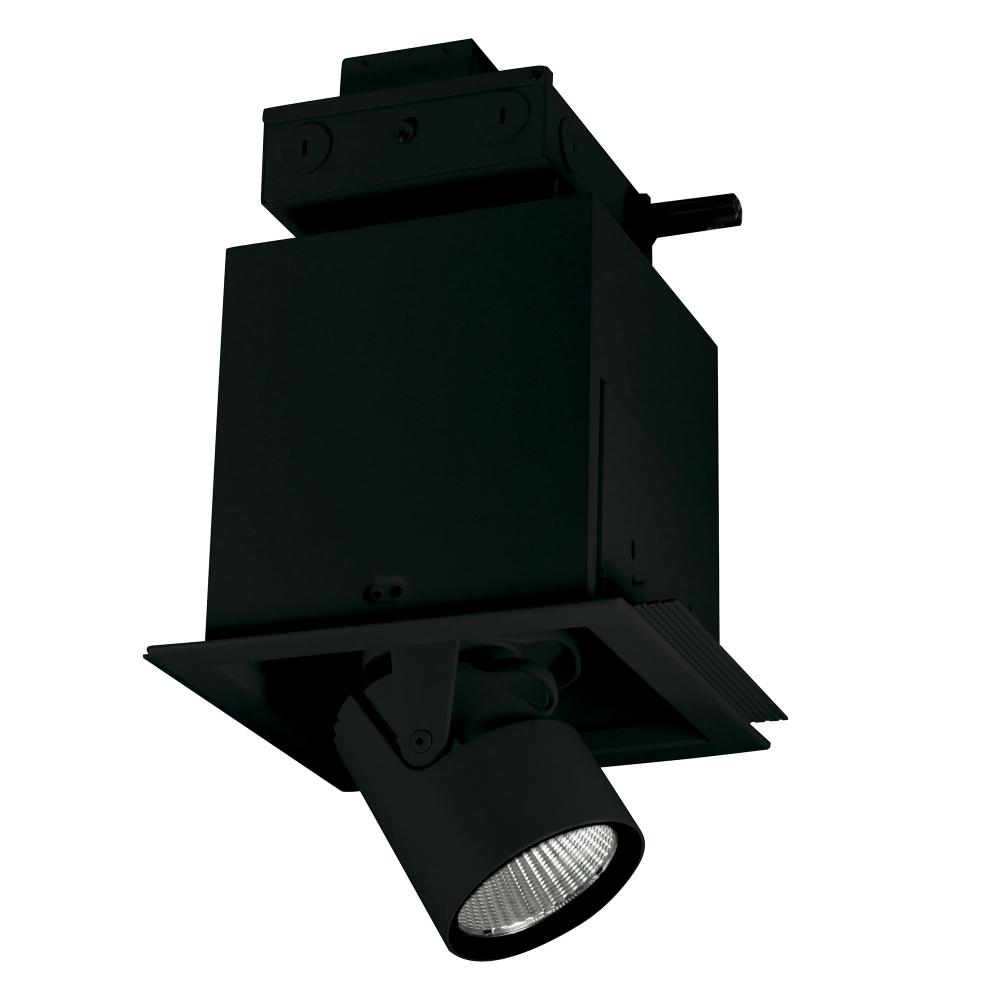 Pull-Down LED Trimless 1-Head MLS, 30W / 2100lm per Head, Spot, 2700K, Black, 120V Triac/ELV/0-10V