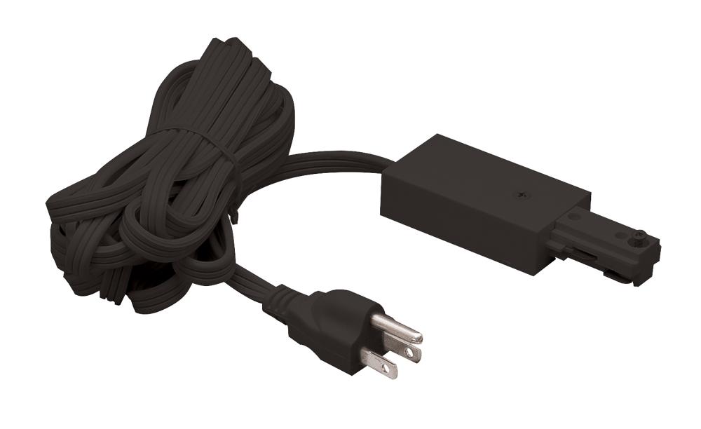 Cord and Plug Set, 12', 1 circuit track, Black