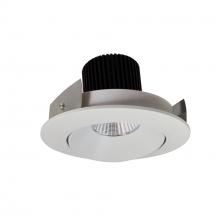Nora NIO-4RC35XWW/10 - 4" Iolite LED Round Adjustable Cone Reflector, 1000lm / 14W, 3500K, White Reflector / White