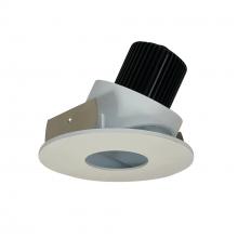 Nora NIO-4RPHA40XWW/10 - 4" Iolite LED Round Adjustable Pinhole, 1000lm / 14W, 4000K, White Pinhole / White Flange