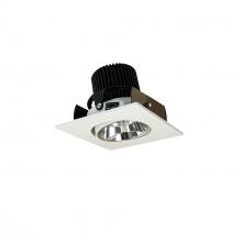 Nora NIOB-2SC27XCMPW/10 - 2" Iolite LED Square Adjustable Cone Reflector, 1000lm / 14W, 2700K, Specular Clear Reflector /