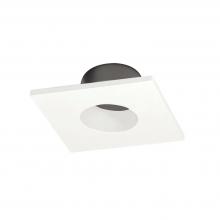  NIOC-1SNGWW - 1" Iolite Can-less Square Downlight Trim, White finish