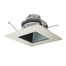 Nora NLCBC2-65635PW/A - 6" Cobalt Click LED Retrofit, Square Reflector, 750lm / 10W, 3500K, Pewter Reflector / White