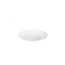  NLOPAC-R4REGT2440W - 4" Regressed AC Opal LED Surface Mount, 700lm / 11W, 4000K, White finish