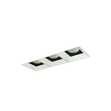 Nora NMIOTL-13-NF-FFF-50X-10-BMPW - Iolite MLS 3-Head Trimless Reflector Kit, 5000K, 1000lm, Black/MPW Fixed Downlt. Trims