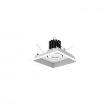  NMRT3-1RL230FWW - One-Head Flanged LED Multiple Lighting Trim, 1500lm per Head w/ Flood Optic, 3000K, Regressed White