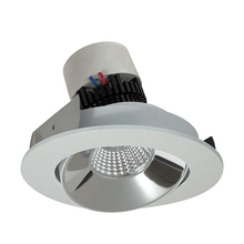 Nora NPR-4RC30XCMPW - 4" Pearl LED Round Adjustable Cone Retrofit, 1000lm / 12W, 3000K, Specular Clear Reflector /
