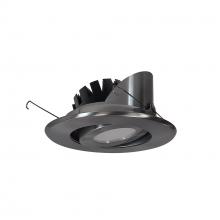 Nora NRM3-54L230FNN - 5" Marquise III Adjustable Surface Gimbal, 1500lm, 3000K, Flood Optic, Natural Metal Reflector &