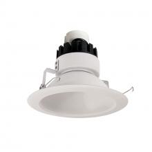  NRMC3-61L130NWW - 6" Marquise III Retrofit, White Reflector/White Flange, 120-277V; 0-10V Dimming, 1300lm / 12W,