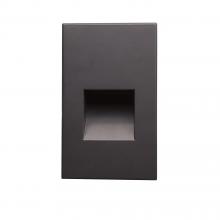 Nora NSW-730/30DBZ - Ari LED Step Light w/ Vertical Wall Wash Face Plate, 30lm, 2.5W, 90+ CRI, 3000K, Bronze, 120V