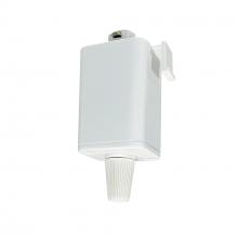Nora NT-368W/J - Pendant Adapter for J-Style Track Systems, White Finish