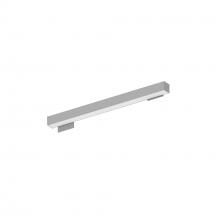 Nora NWLIN-21030A/L4P-R2 - 2' L-Line LED Wall Mount Linear, 2100lm / 3000K, 4"x4" Left Plate & 2"x4" Right