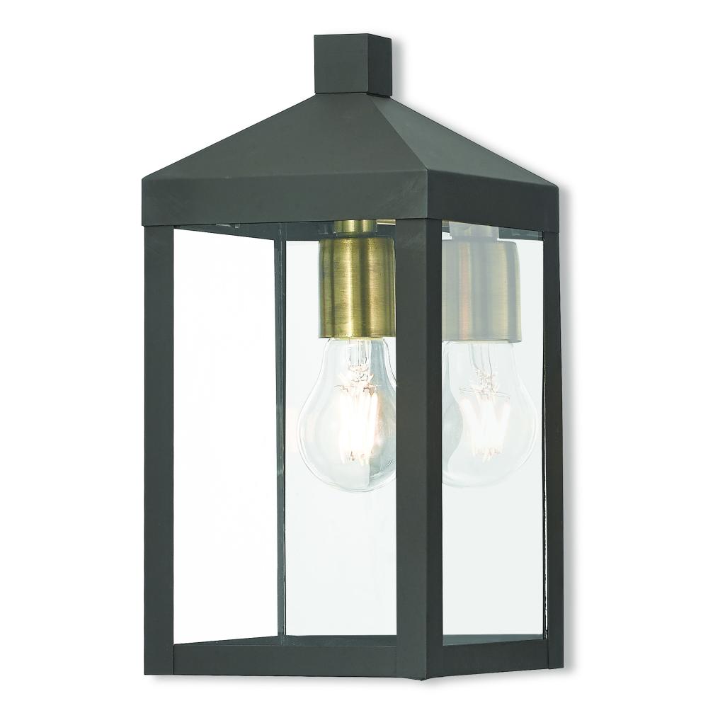 1 Lt BZ Outdoor Wall Lantern