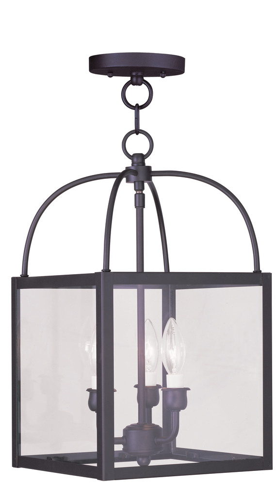 3 Light Bronze Chain Hang Ceiling Mount 4037 07 Abc Lighting