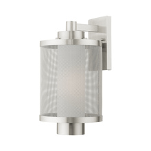 Livex Lighting 20683-91 - 1 Lt Brushed Nickel Wall Lantern