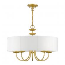  42985-33 - 5 Light Soft Gold Pendant Chandelier