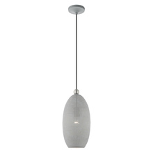  49101-80 - 1 Lt Nordic Gray Pendant