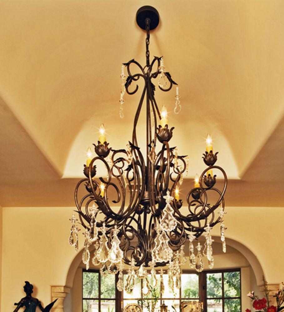 54" Wide Felicia 10 Light Chandelier