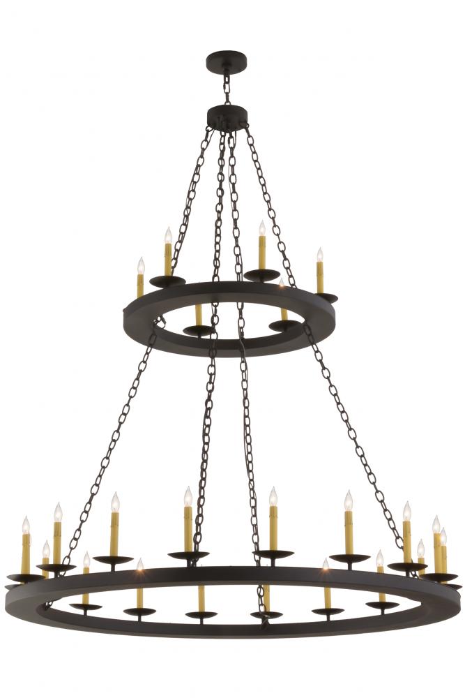 61" Wide Loxley 24 Light Two Tier Chandelier