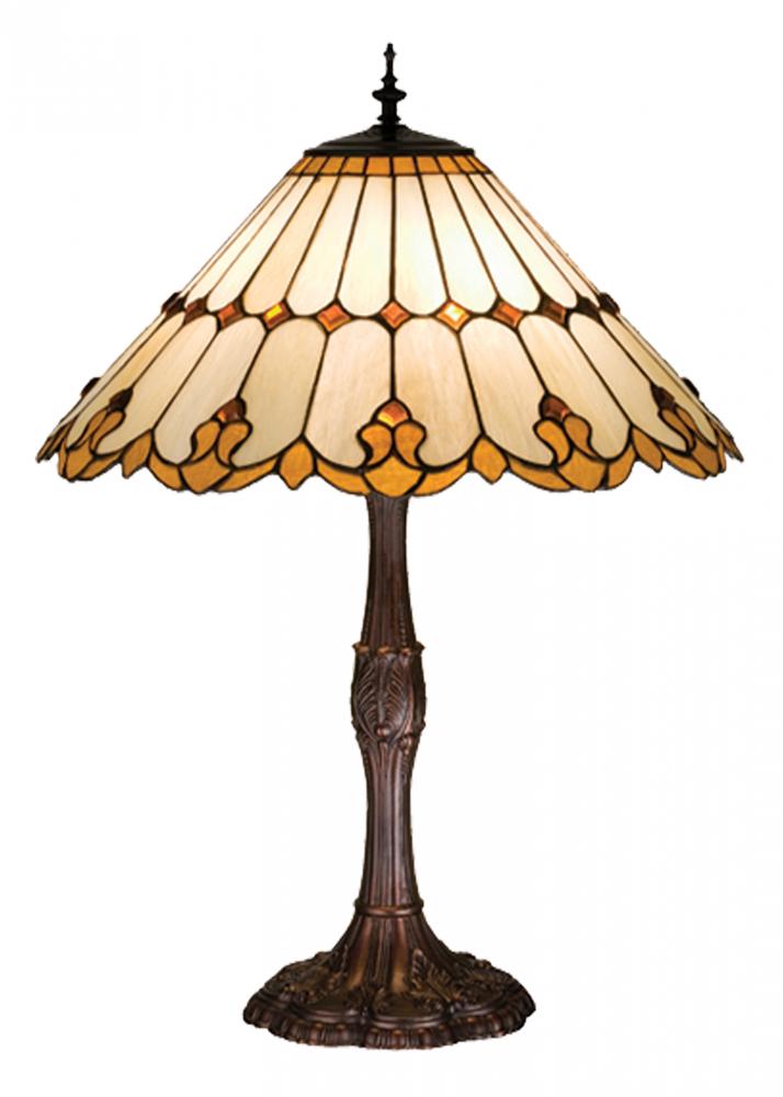 28.5"H Nouveau Cone Table Lamp