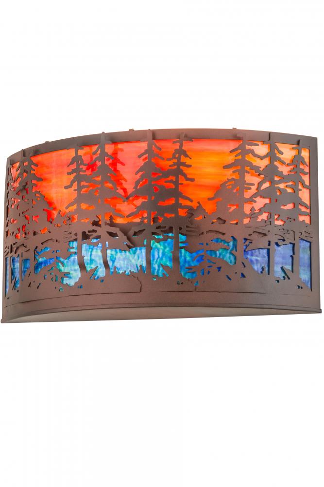 24"W Tall Pines Wall Sconce