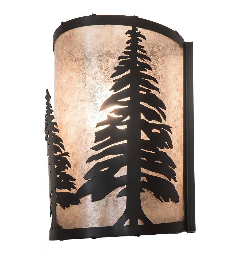 8" Wide Tall Pines Wall Sconce