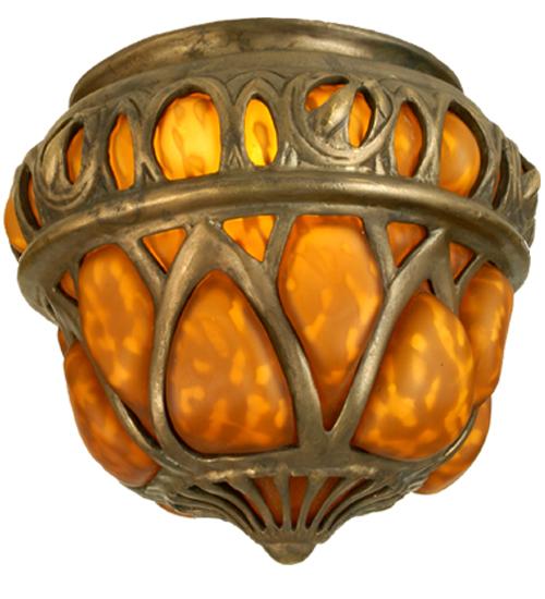 9" Wide Castle Crown Shade