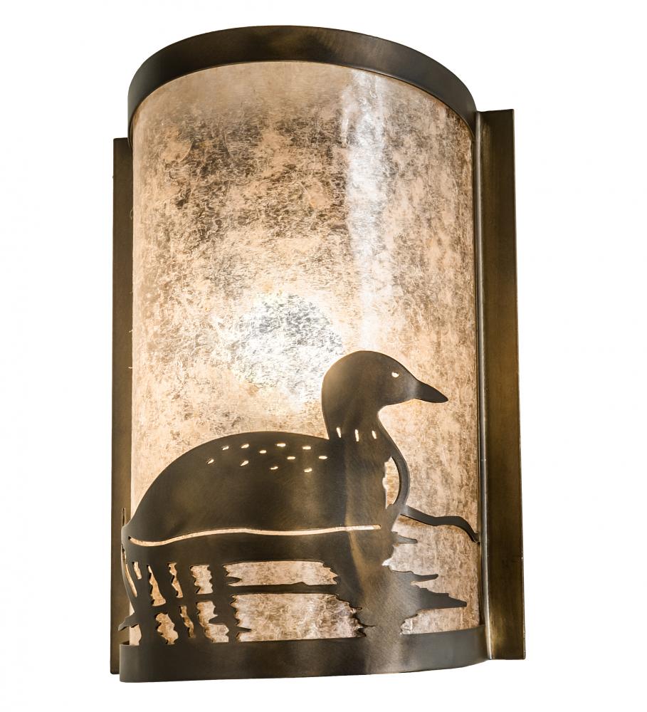 8" Wide Loon Right Wall Sconce