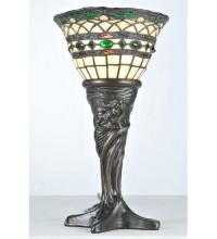 Meyda Green 108936 - 14"H Tiffany Roman Mini Lamp