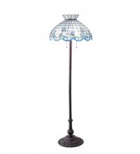 Meyda Green 110423 - 62" High Roseborder Floor Lamp