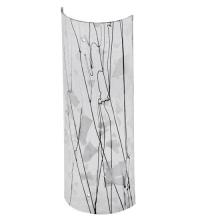 Meyda Green 110452 - 5"W X 14"H Metro Fusion Branches Glass Cylinder Shade