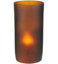 Meyda Green 114025 - 3"W Cylindre Frosted Amber Glass Shade