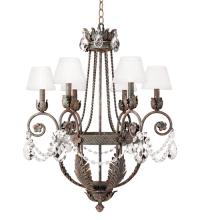 Meyda Green 115984 - 26" Wide Antonia 6 Light Chandelier