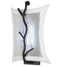 Meyda Green 116753 - 10" Wide Twigs LED Fused Glass Wall Sconce