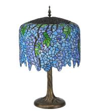 Meyda Green 118689 - 28" High Tiffany Wisteria Table Lamp