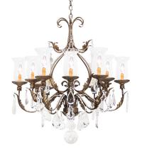 Meyda Green 119105 - 36" Wide French Elegance 12 Light Crystal Chandelier