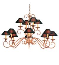 Meyda Green 120345 - 48" Wide Quinton 12 Light Chandelier