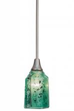 Meyda Green 122590 - 4"Sq Metro Fusion Seaglass Draped Pendant