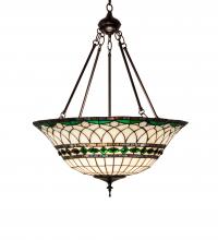 Meyda Green 128649 - 24" Wide Tiffany Roman Inverted Pendant