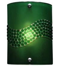 Meyda Green 133701 - 8.25"W Metro Fusion Green Pietre Wall Sconce